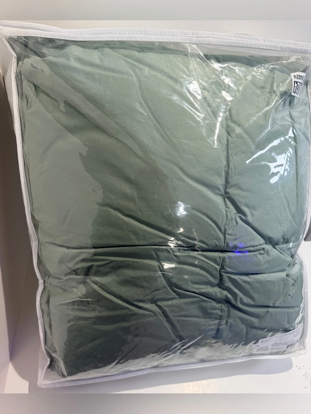 NWT Company Store LaCrosse RDS Down Comforter Queen Sage